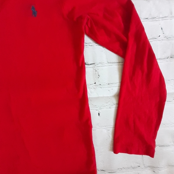 V-neck Ralph Lauren polo long-sleeve - Picture 3 of 5